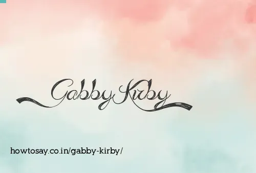 Gabby Kirby