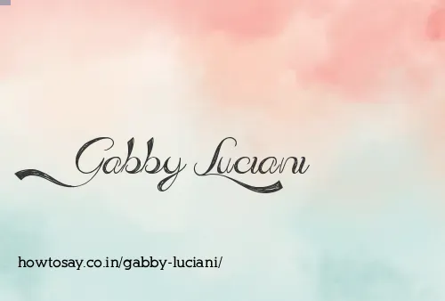 Gabby Luciani