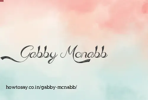 Gabby Mcnabb