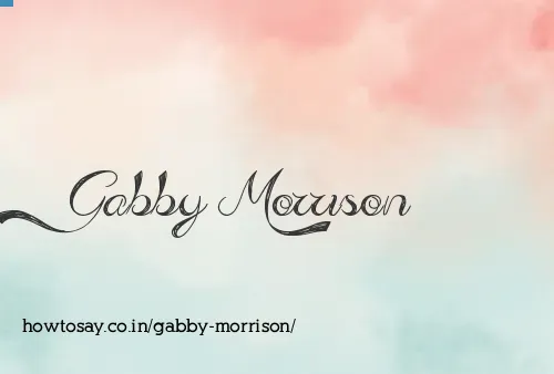 Gabby Morrison