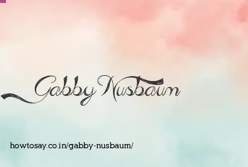 Gabby Nusbaum
