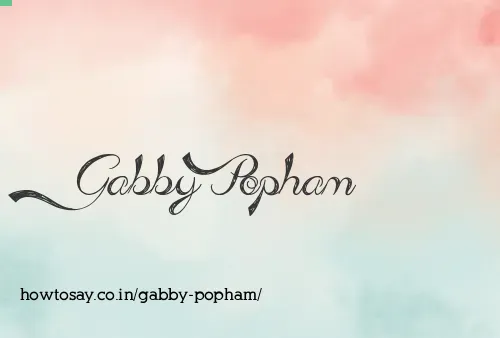 Gabby Popham