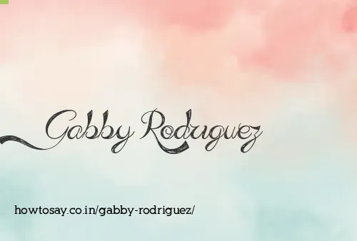 Gabby Rodriguez