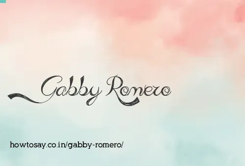 Gabby Romero