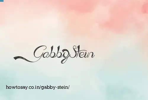 Gabby Stein