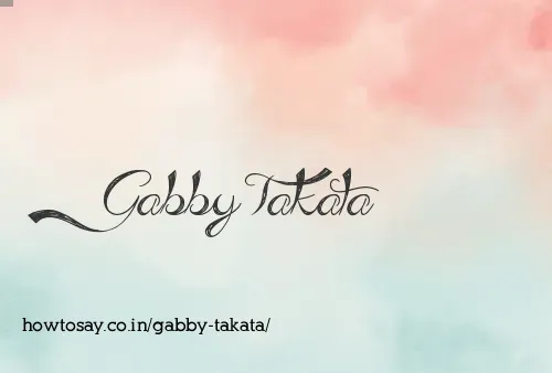 Gabby Takata