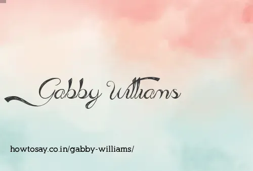 Gabby Williams