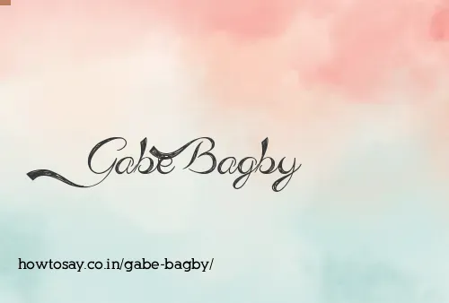 Gabe Bagby