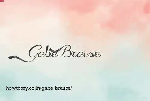 Gabe Brause