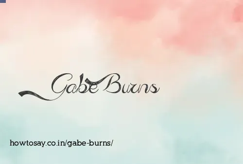 Gabe Burns