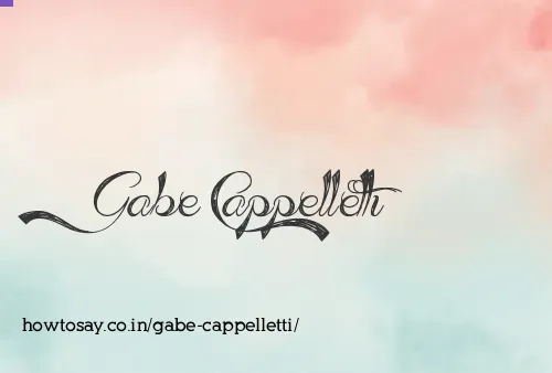 Gabe Cappelletti