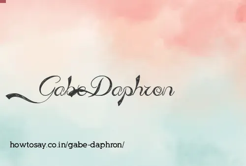 Gabe Daphron