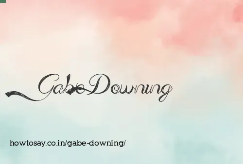 Gabe Downing