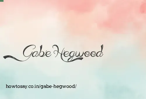 Gabe Hegwood