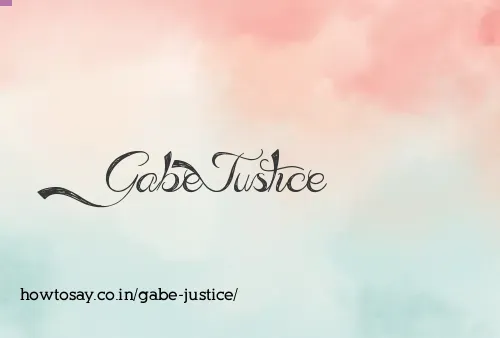 Gabe Justice