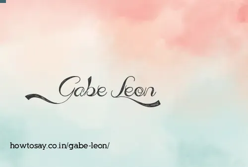 Gabe Leon