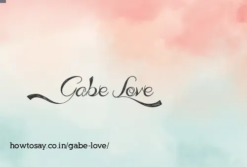 Gabe Love