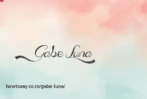 Gabe Luna