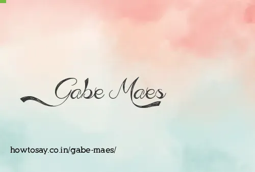 Gabe Maes