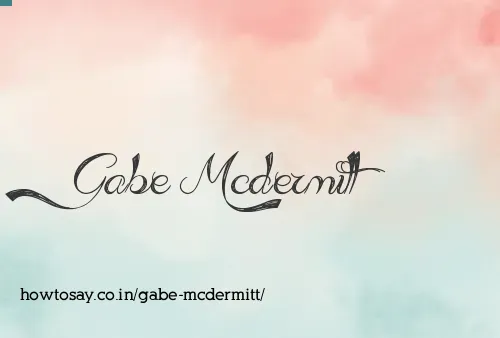 Gabe Mcdermitt