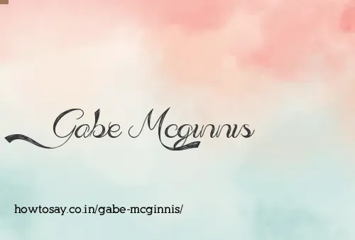 Gabe Mcginnis