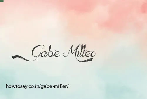 Gabe Miller