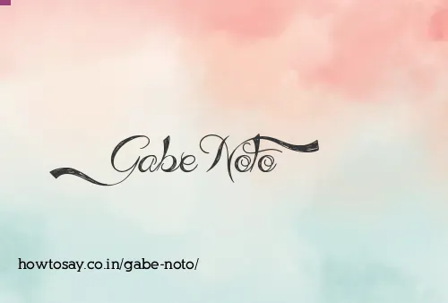 Gabe Noto