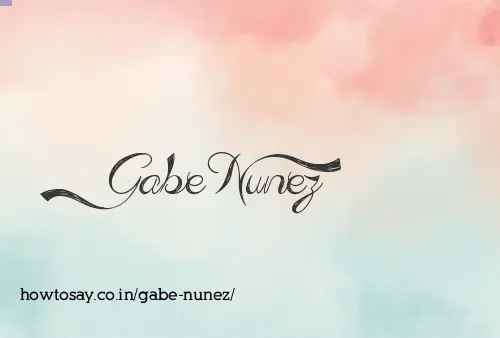 Gabe Nunez