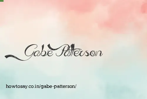 Gabe Patterson