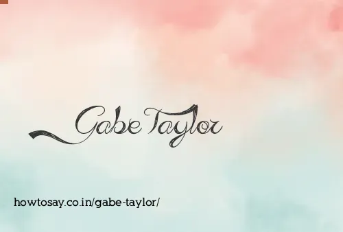 Gabe Taylor