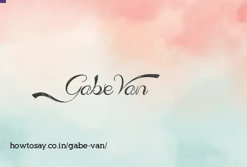 Gabe Van