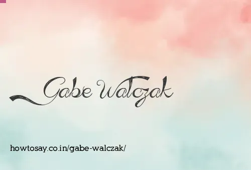 Gabe Walczak