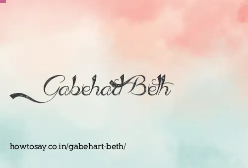 Gabehart Beth