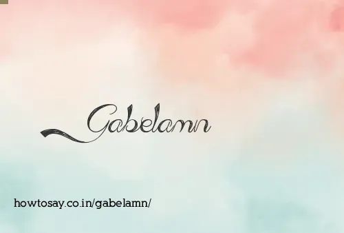 Gabelamn