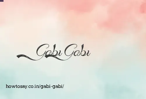 Gabi Gabi