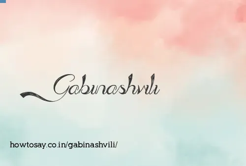 Gabinashvili