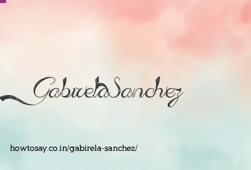 Gabirela Sanchez