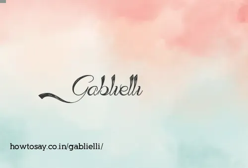 Gablielli