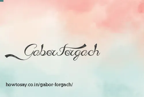 Gabor Forgach