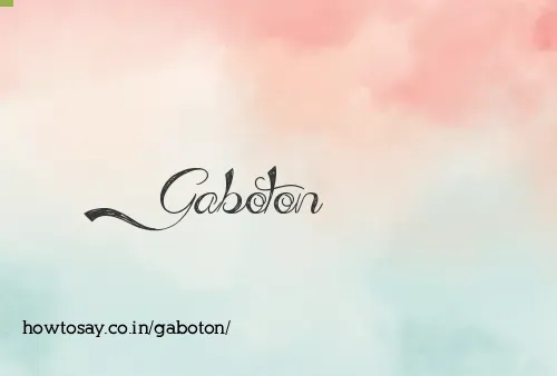 Gaboton