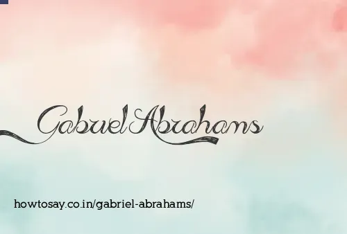 Gabriel Abrahams