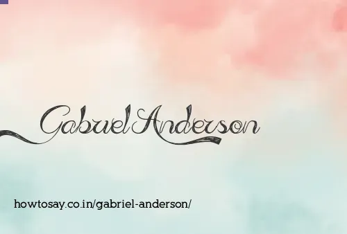Gabriel Anderson