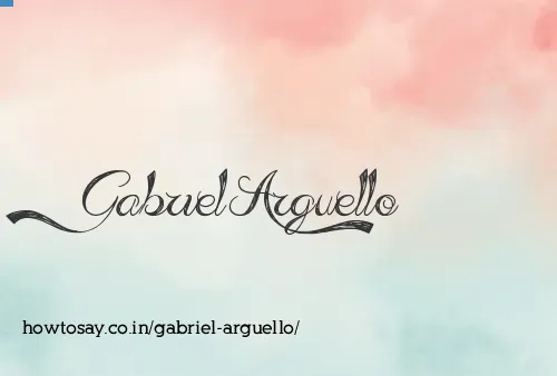 Gabriel Arguello