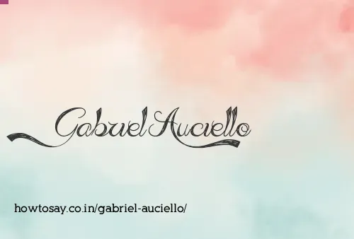 Gabriel Auciello