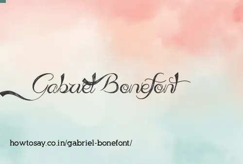Gabriel Bonefont