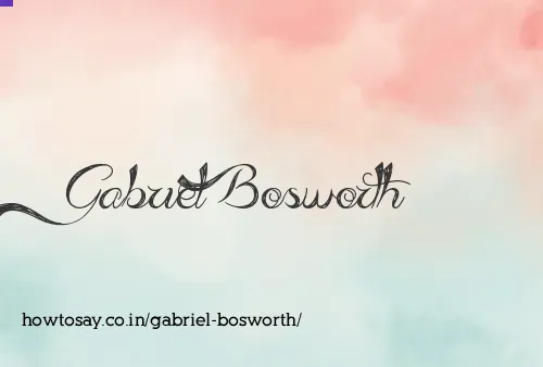 Gabriel Bosworth