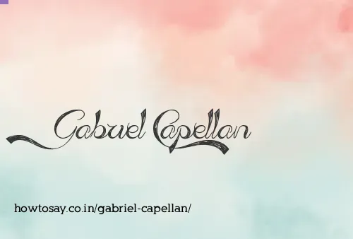 Gabriel Capellan