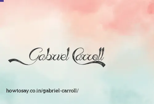 Gabriel Carroll