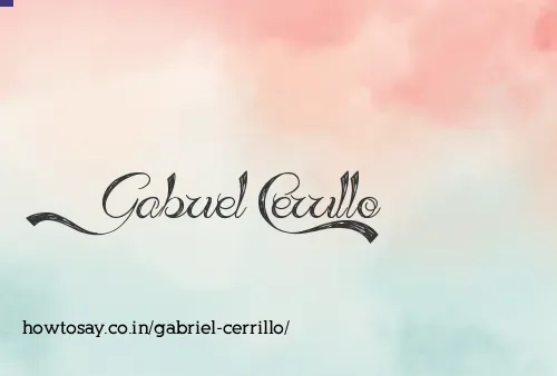 Gabriel Cerrillo