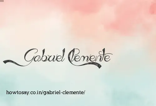 Gabriel Clemente